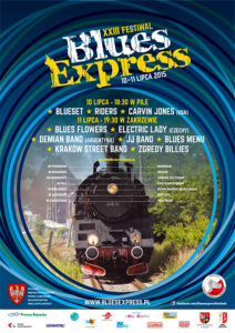 Oficjalny plakat Festiwalu Blues Express 2014