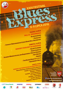 Oficjalny plakat festiwalu Blues Express 2016